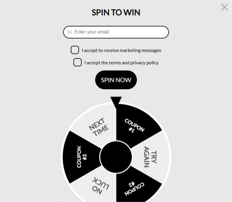 🚀 Starter, a wonderwheel pop-up template